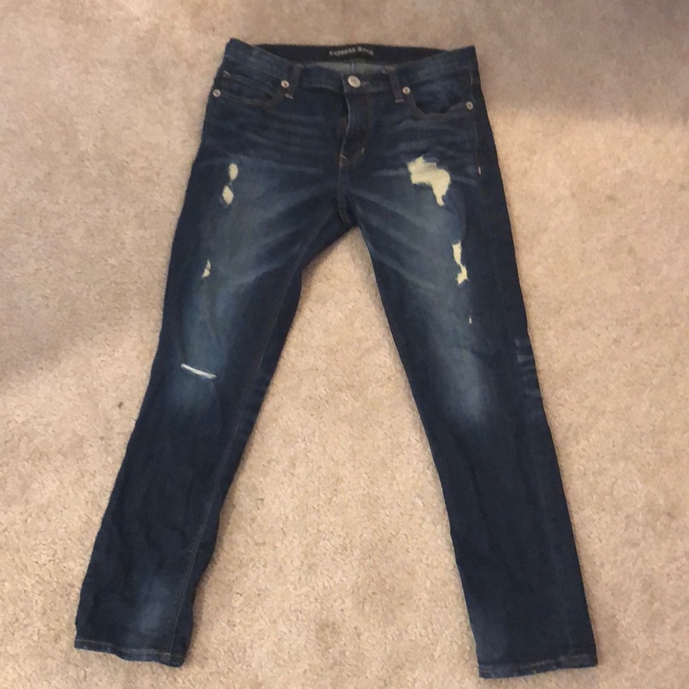 Express distressed jeans